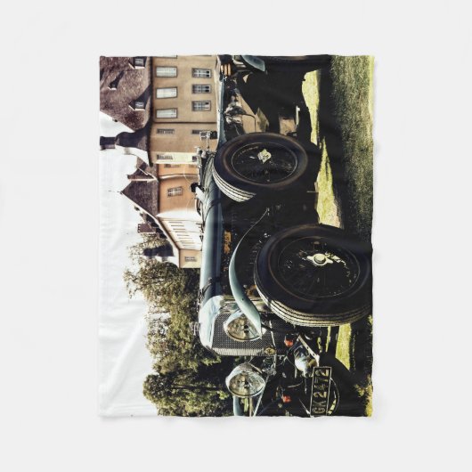 Klassischer Altwagen Fleecedecke (Vorderseite)