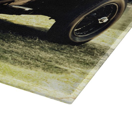 Klassischer Altwagen Schneidebrett (Ecke)