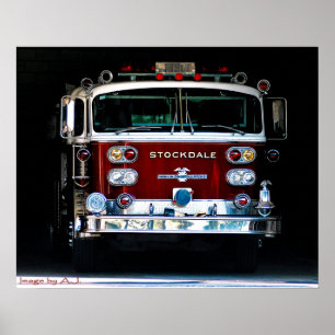 Klassischer Amerikaner LaFrance Poster