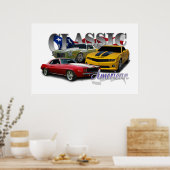 Klassischer Amerikaner Poster (Küche)