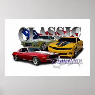 Klassischer Amerikaner Poster