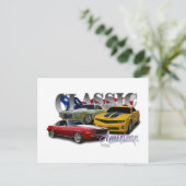 Klassischer Amerikaner Postkarte (Stehend Vorderseite)