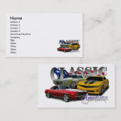 Klassischer Amerikaner Visitenkarte (Vorne/Hinten)