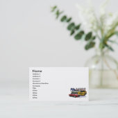 Klassischer Amerikaner Visitenkarte (Stehend Vorderseite)