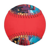 Klassischer amerikanischer Lieferwagen Baseball (Rückseite)