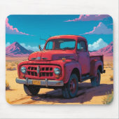 Klassischer amerikanischer Lieferwagen Mousepad (Vorne)