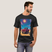 Klassischer amerikanischer Lieferwagen T-Shirt (Vorne ganz)