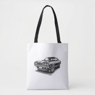 Klassischer amerikanischer Muscle-Car Retro Vintag Tasche