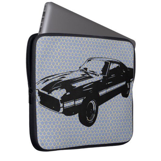 Klassischer amerikanischer Muskelkater Laptopschutzhülle (Vorne Rechts)