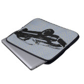 Klassischer amerikanischer Muskelkater Laptopschutzhülle (Vorne Knopf)