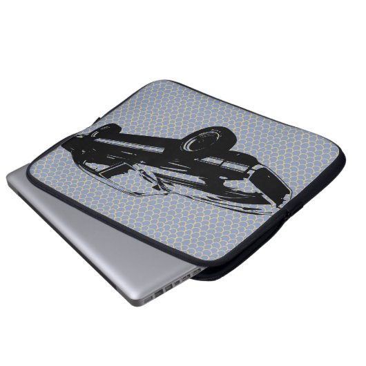 Klassischer amerikanischer Muskelkater Laptopschutzhülle (Vorne Knopf)