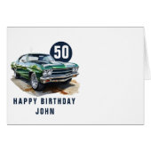 Klassischer amerikanischer Muskelwagen (Vorderseite (Horizontal))