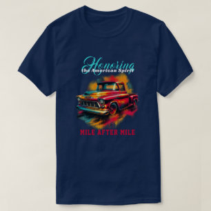Klassischer amerikanischer Pickup-Truck T-Shirt