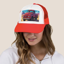 Klassischer amerikanischer Pickup  Truckerkappe