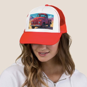 Klassischer amerikanischer Pickup  Truckerkappe