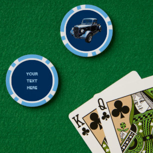 Klassischer amerikanischer Pickup von 1937 Pokerchips