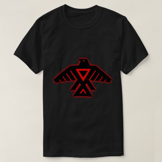 Klassischer amerikanischer Roter Thunderbird-T - S T-Shirt (Design vorne)