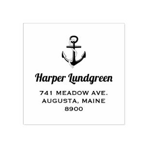 Klassischer Anker-personalisierte Gummistempel