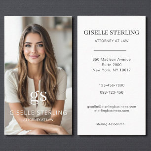 Klassischer Anwalt im Beruflichen Foto des Gesetze Visitenkarte