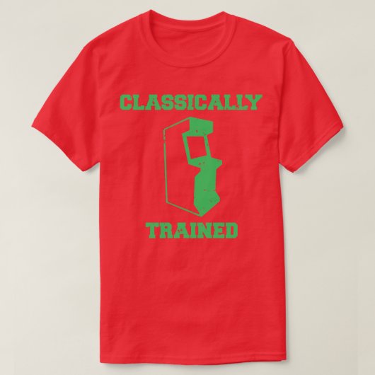 Klassischer Arcade-Spieler T-Shirt (Design vorne)