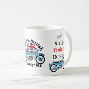 Klassischer Ariel Arrow Motorradbecher Kaffeetasse