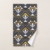 Klassischer Art Deco Badhandtuch Set (Handtuch)