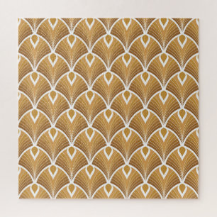 Klassischer Art Deco: geometrisches Muster. Puzzle