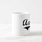 Klassischer Art-Name Aarons Kaffeetasse (Mittel)