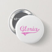 Klassischer Art-Name Gloria Button (Vorne & Hinten)