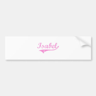 Klassischer Art-Name Isabellfarbes Autoaufkleber