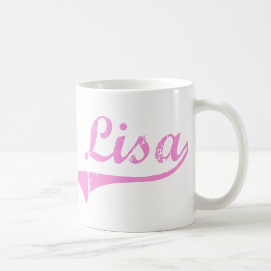 Klassischer Art-Name Lisas Kaffeetasse (Rechts)