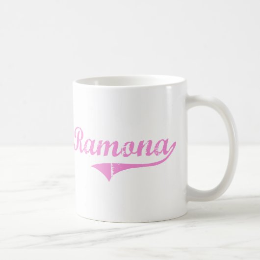Klassischer Art-Name Ramona Kaffeetasse (Rechts)