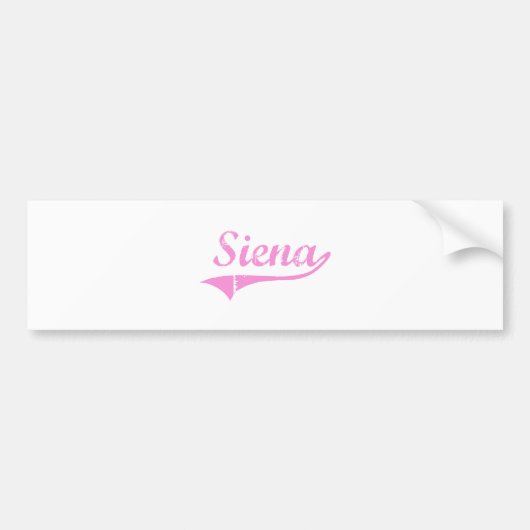 Klassischer Art-Name Siena Autoaufkleber (Vorne)