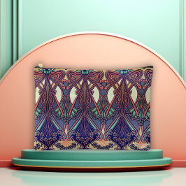 Klassischer Art Nouveau-Blumenstil Zubehörtasche