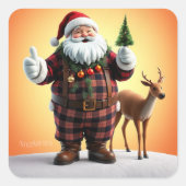 Klassischer Aufkleber (Vorderseite)