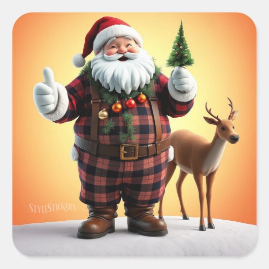 Klassischer Aufkleber (Vorderseite)