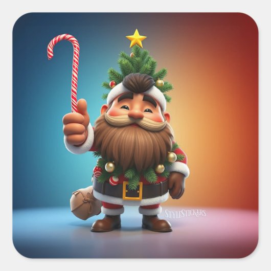 Klassischer Aufkleber (Vorderseite)