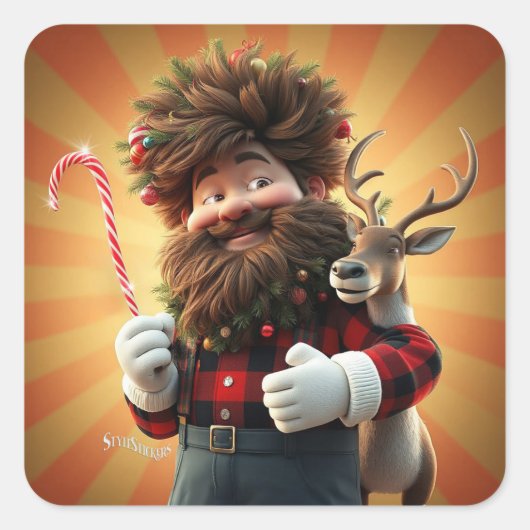 Klassischer Aufkleber (Vorderseite)