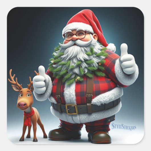 Klassischer Aufkleber (Vorderseite)