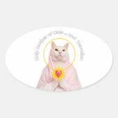 Klassischer Aufkleber für die Mutterkatze (Vorderseite)