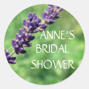 Klassischer Aufkleber für Lavendel-Foto