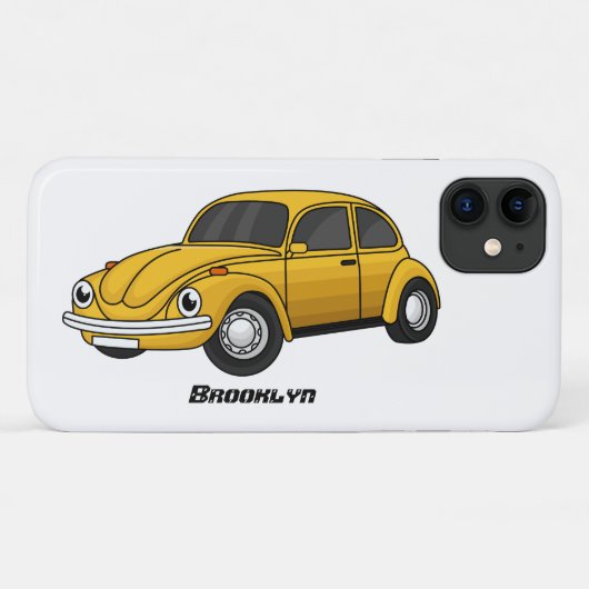 Klassischer Auto-Cartoon Case-Mate iPhone Hülle (Rückseite (Horizontal))