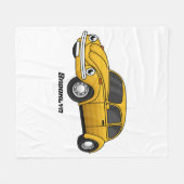 Klassischer Auto-Cartoon Fleecedecke (Vorderseite (Horizontal))