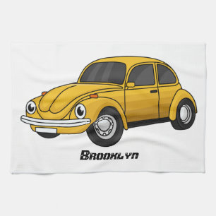 Klassischer Auto-Cartoon Geschirrtuch