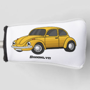 Klassischer Auto-Cartoon Golf Headcover
