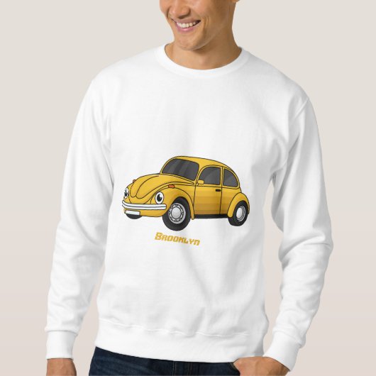 Klassischer Auto-Cartoon Sweatshirt (Vorderseite)