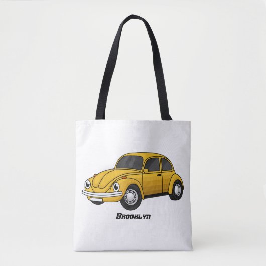 Klassischer Auto-Cartoon Tasche (Vorderseite)