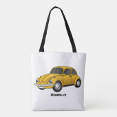 Klassischer Auto-Cartoon Tasche (Rückseite)