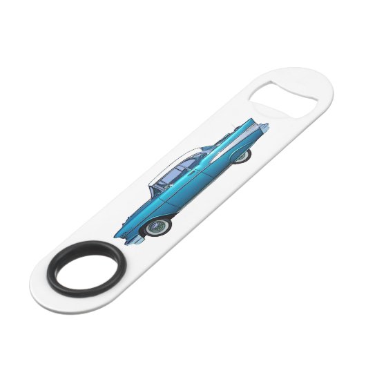 Klassischer Auto Chevy BelAire Flaschenöffner 1957 (Vorderseite Schrägansicht)