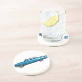 Klassischer Auto Chevy BelAire Getränkeuntersetzer (Seite)